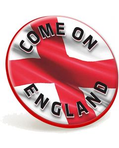 Come On England (Red White) Pack of 10