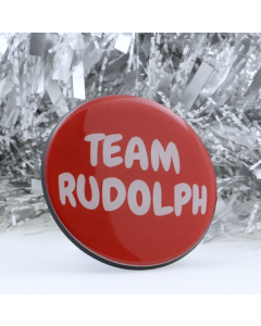 Christmas Badge Team Rudolph (Pack of 2)