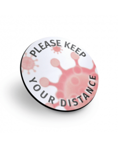 Please Keep Your Distance Badges (Pack of 2)