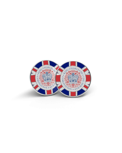 King Charles III Coronation 2023 Border Enamel Pin Badge (Pack of 20)