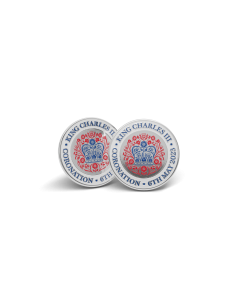 King Charles III Coronation 2023 Enamel Pin Badge (Pack of 10)
