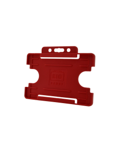 Rigid Card Holder, Red (Pack of 10)