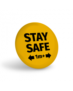 Stay Safe 1+ Metre Badge (Pack of 10) Amber