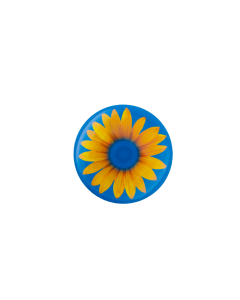 Ukraine Sunflower Button Badge (Pack of 50)