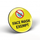 Face Mask Exempt Badges (Pack of 2)